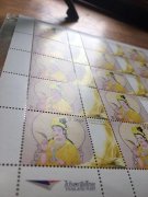 中国画观音第一人刘藏元的代表作“金观音邮票”在泰国发行